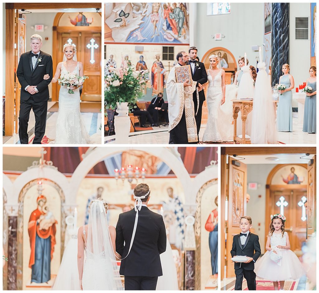 Greek orthodox wedding ceremony