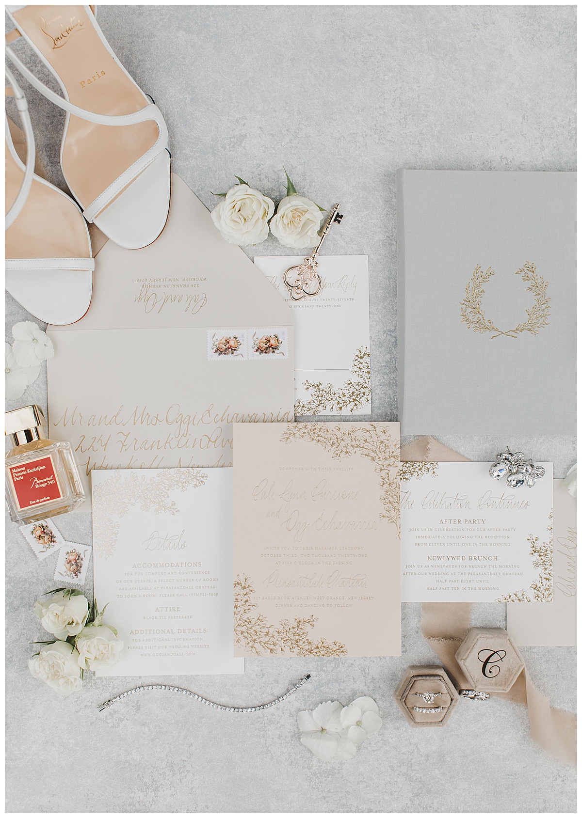 ink and press invitation suite 