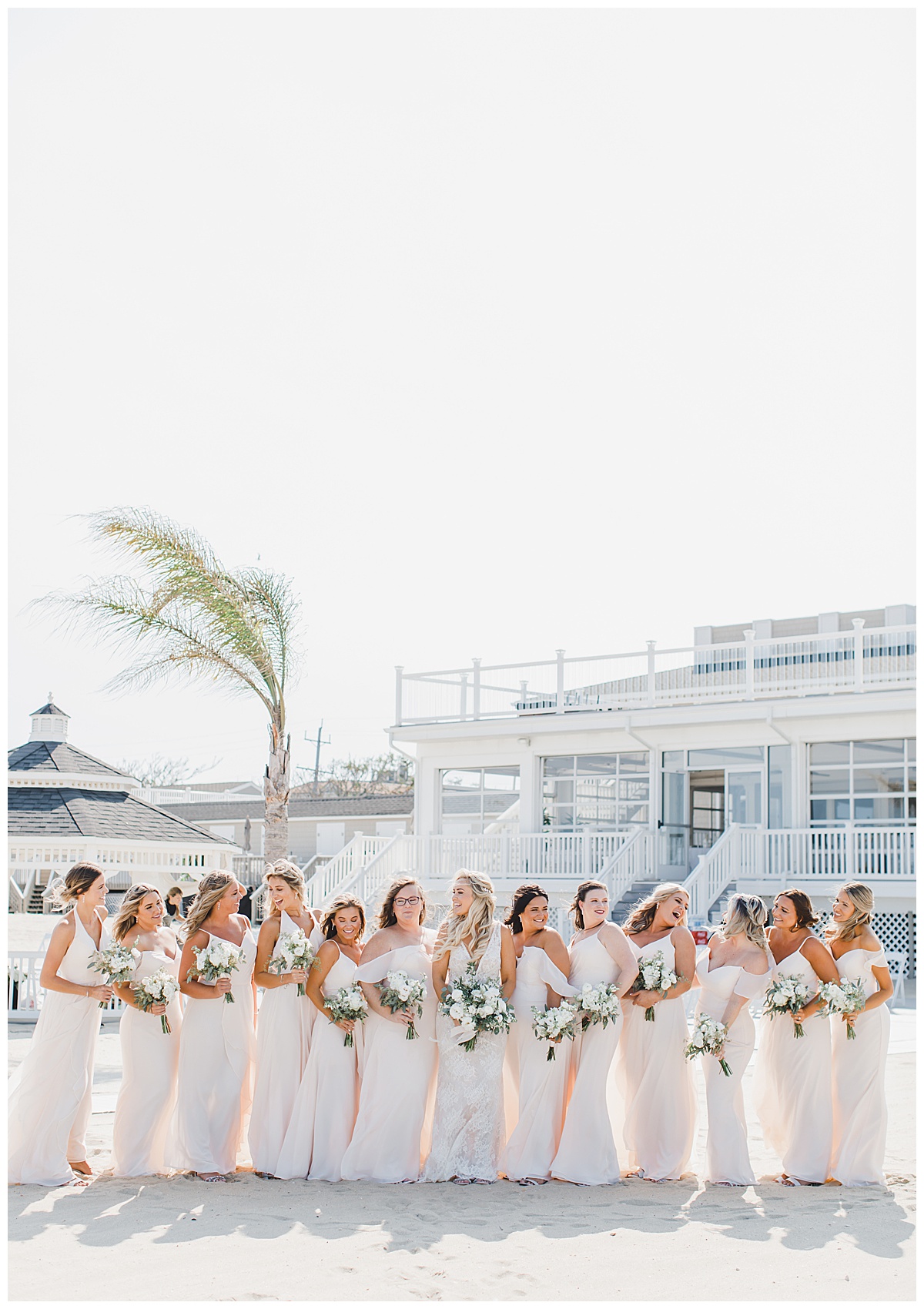 Windows on the water sea bright bridal party 