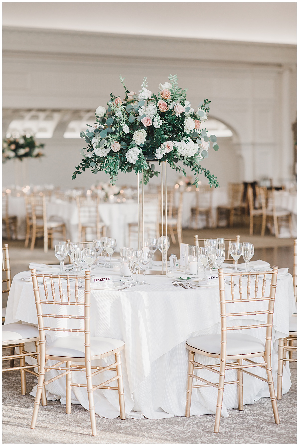 White and Green Florals Wedding 