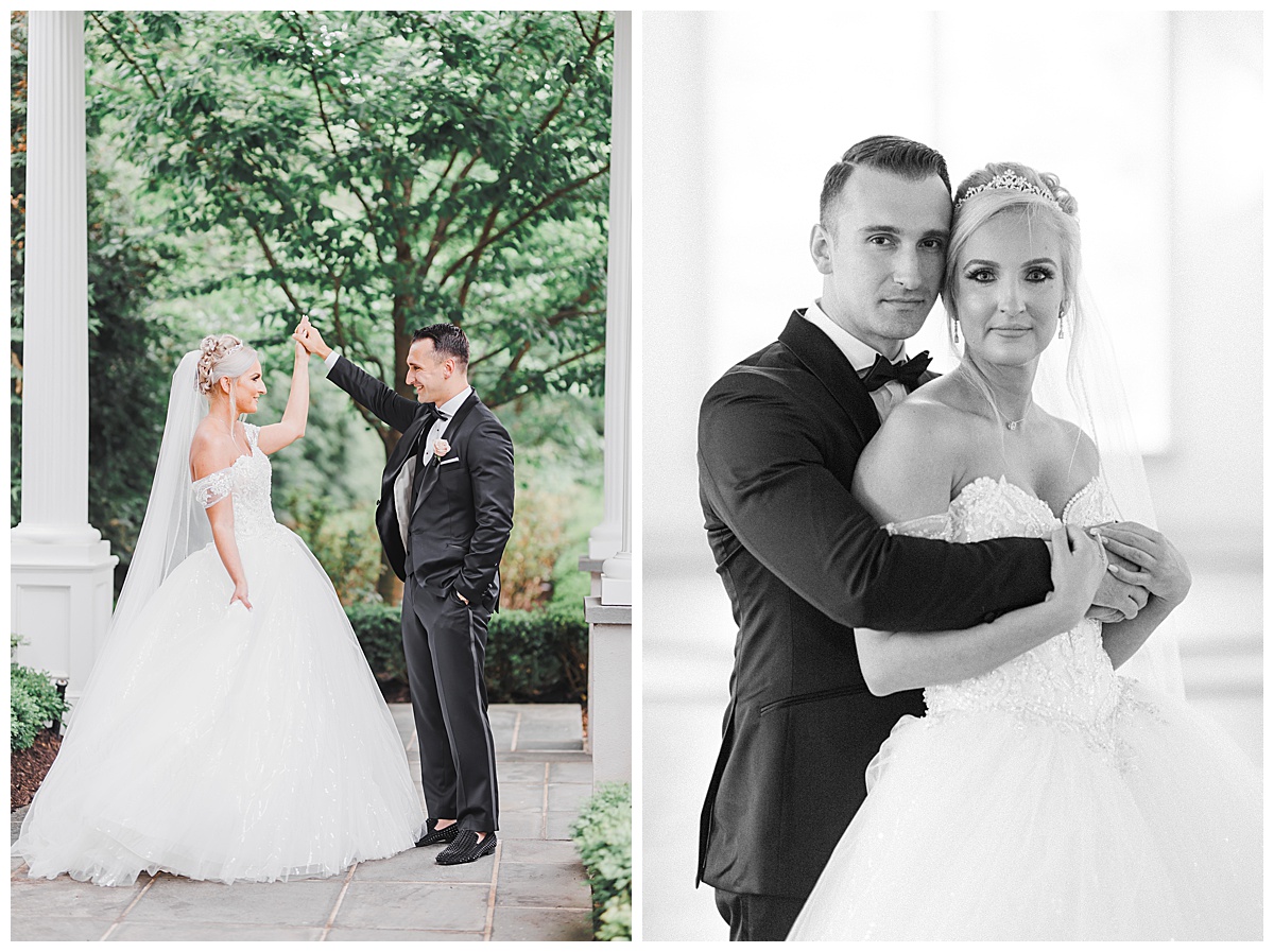 Bride and Groom at Park Chateau 