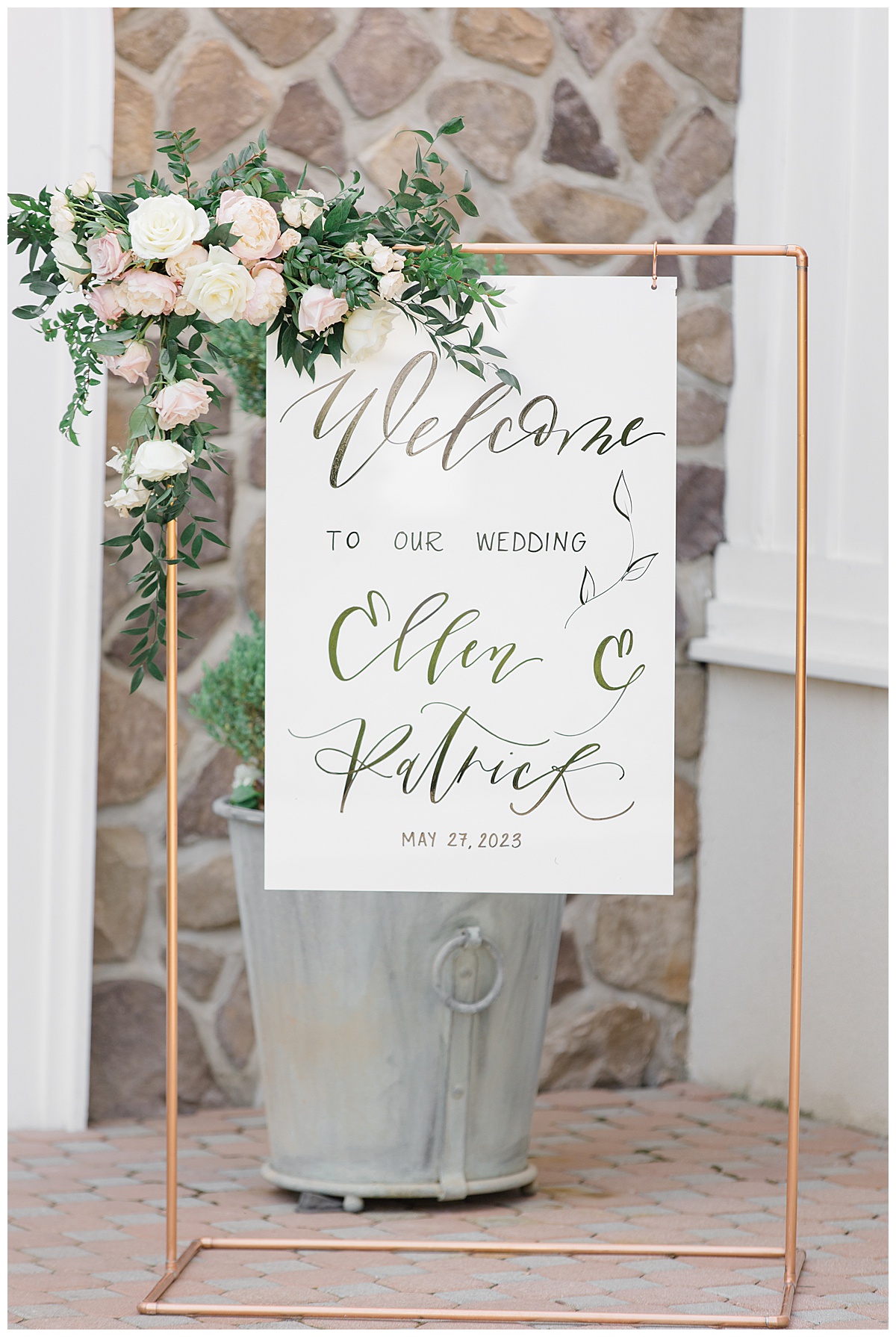 welcome to our wedding sign 