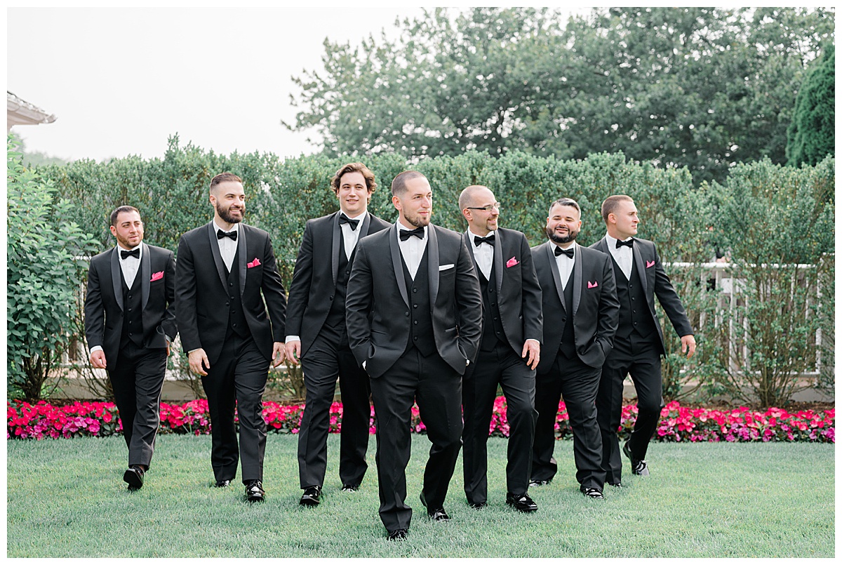 groomsmen on wedding day 