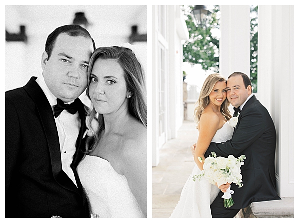 Ryland Inn NJ wedding ceremony with white florals