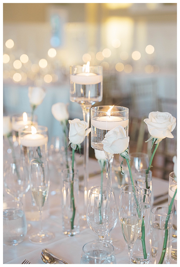 Ryland Inn NJ wedding ceremony with white florals