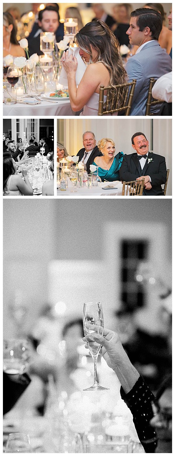 Ryland Inn NJ wedding ceremony with white florals