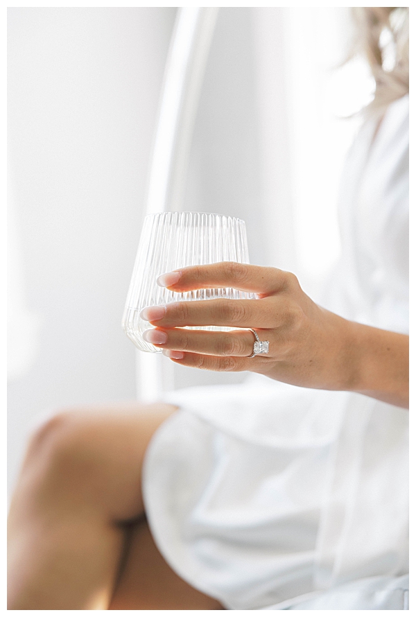 Ryland Inn NJ wedding ceremony with white florals