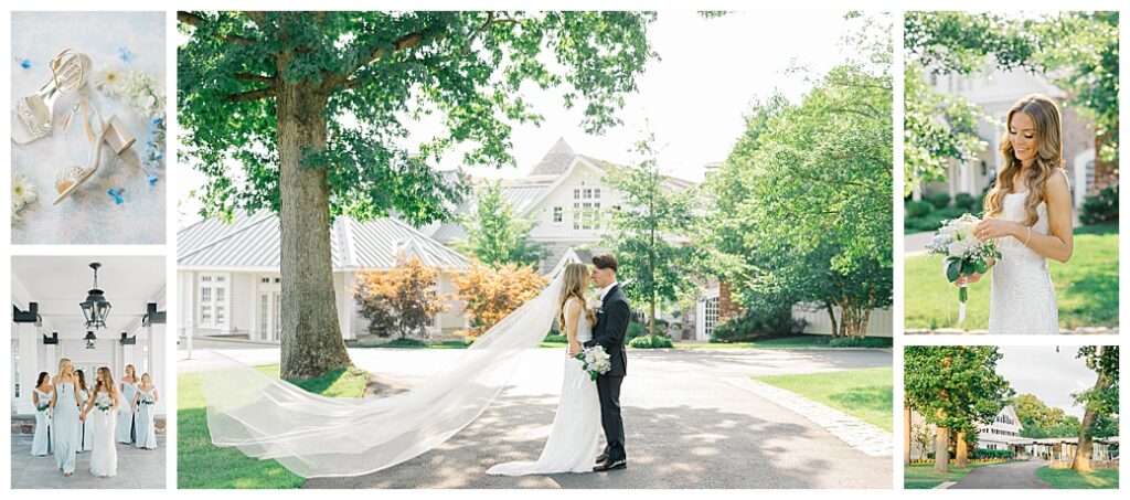 Heili and Gino bride and groom portraits at The Ryland Inn NJ