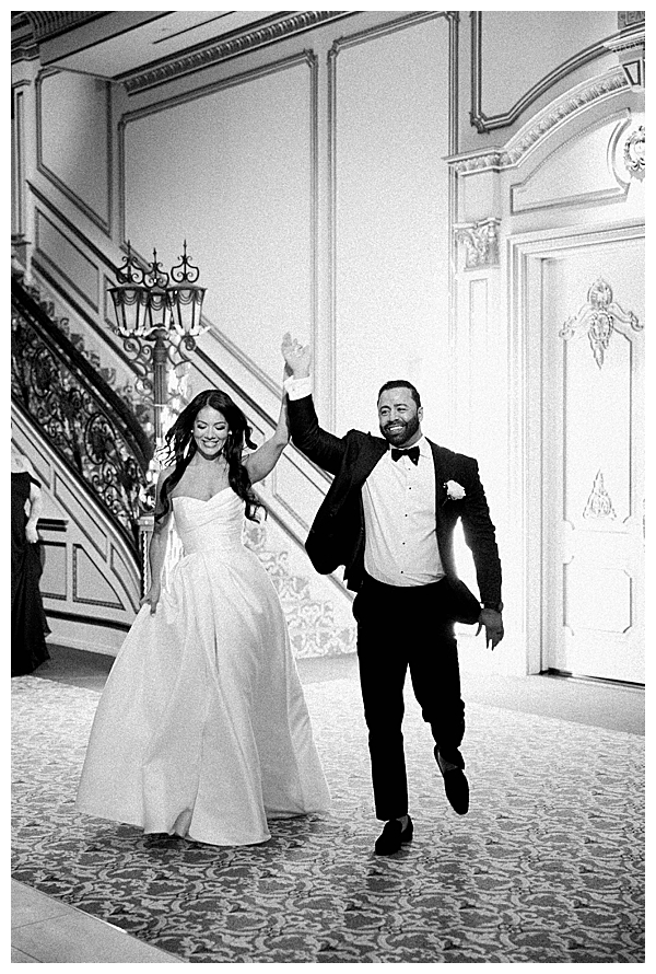 bride and groom entrance 