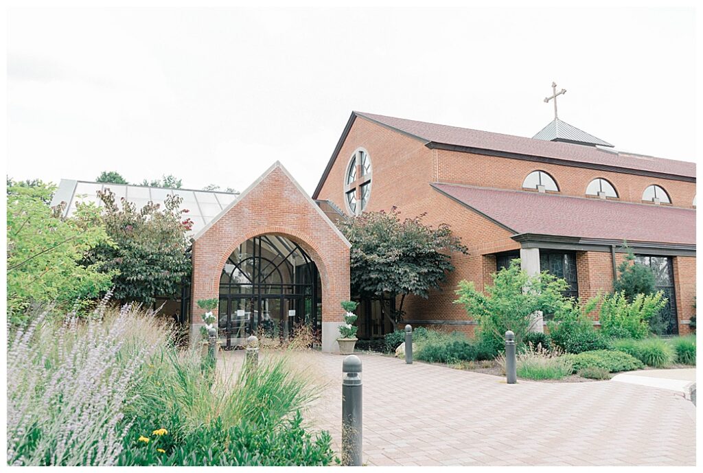 Corpus Christi Roman Catholic Church wedding ceremony Chatham NJ