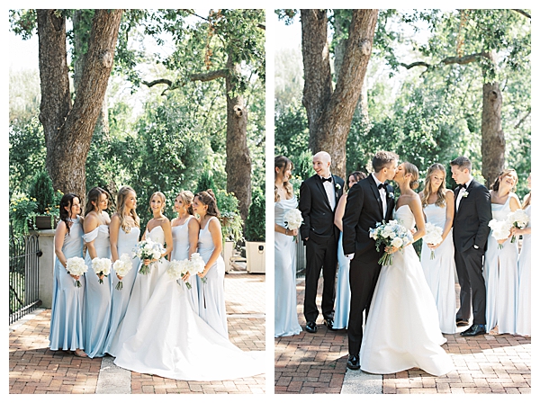full bridal party celebrating Pennsylvania wedding
