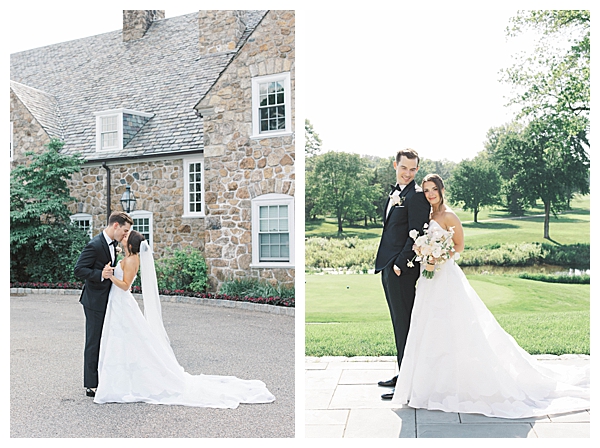 Couple holding hands during Fiddler’s Elbow wedding portraits