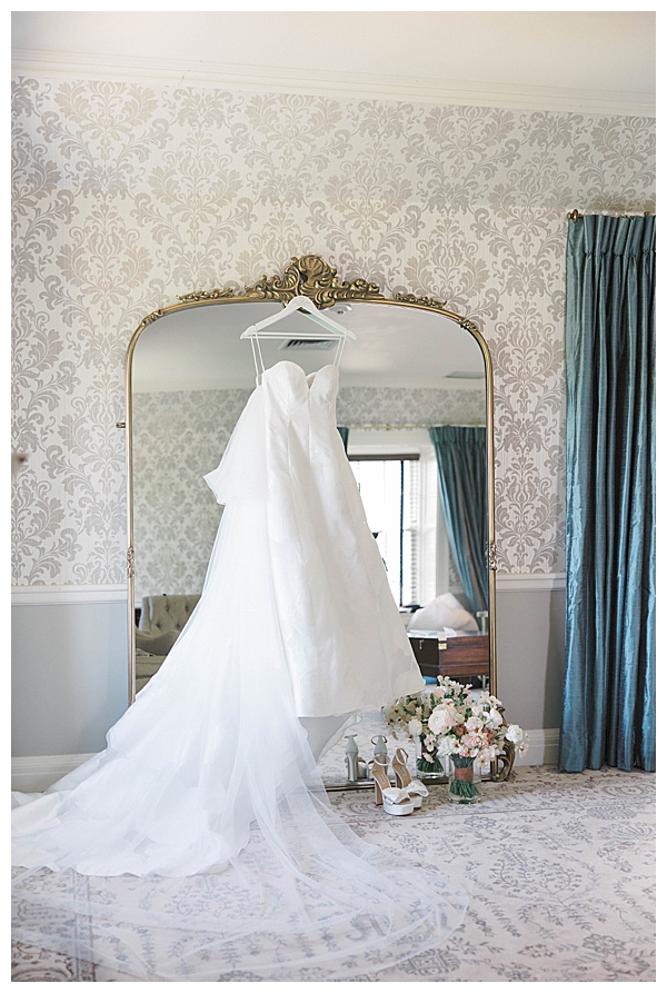 Sarah’s bridal gown at Fiddler’s Elbow wedding in Bedminster NJ