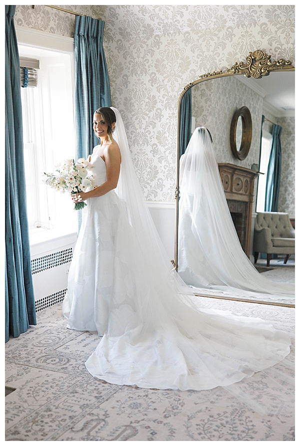 Bridal preparation in natural light at Fiddler’s Elbow wedding