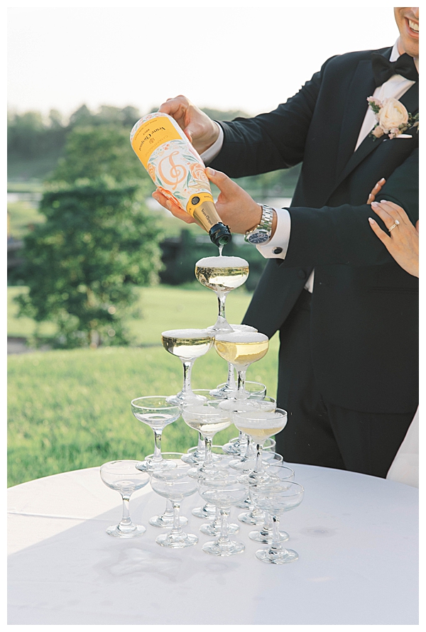 champagne tower