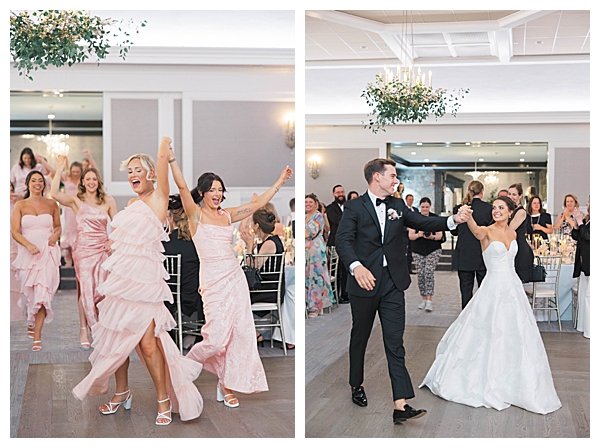 Bride and groom dancing at Fiddler’s Elbow wedding reception