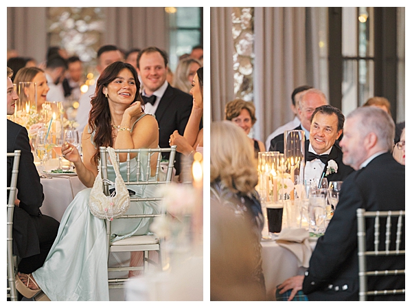 Emotional wedding speech moment at Fiddler’s Elbow reception