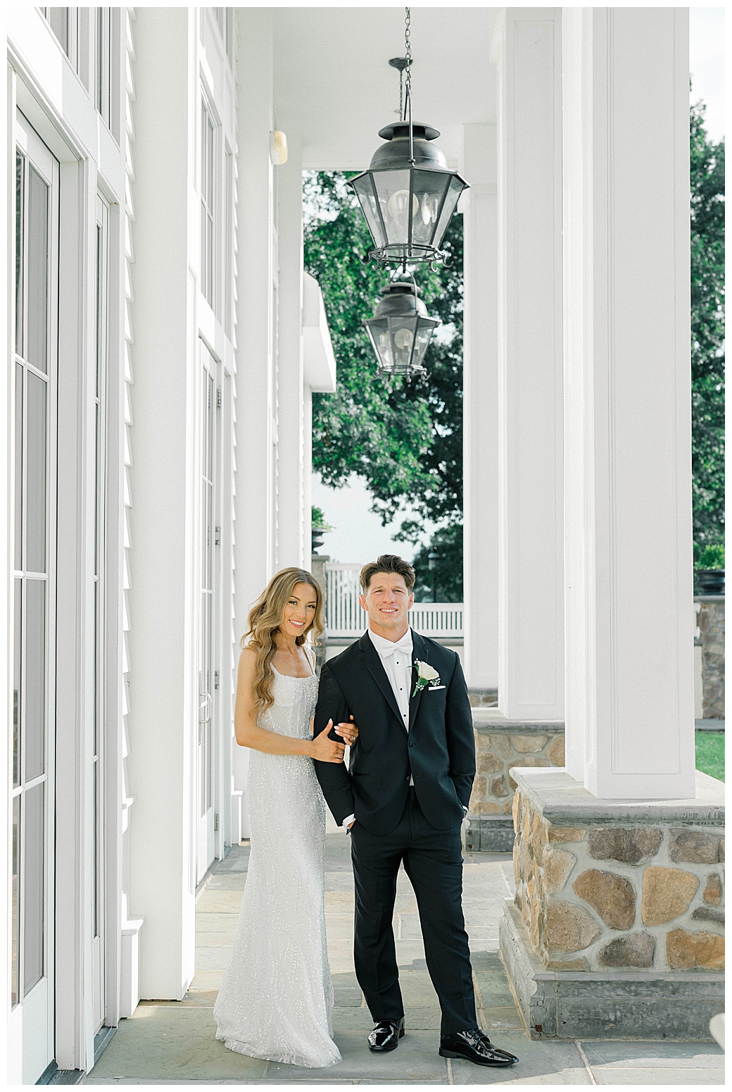 golden hour bride and groom portraits New Jersey wedding venue