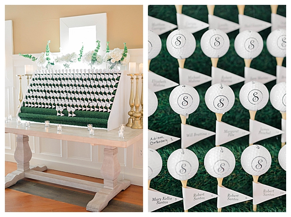 golf table seating chart