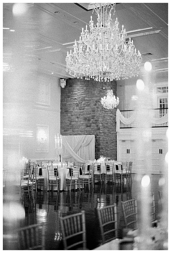 Reception candlelight ambiance Hamilton Manor wedding