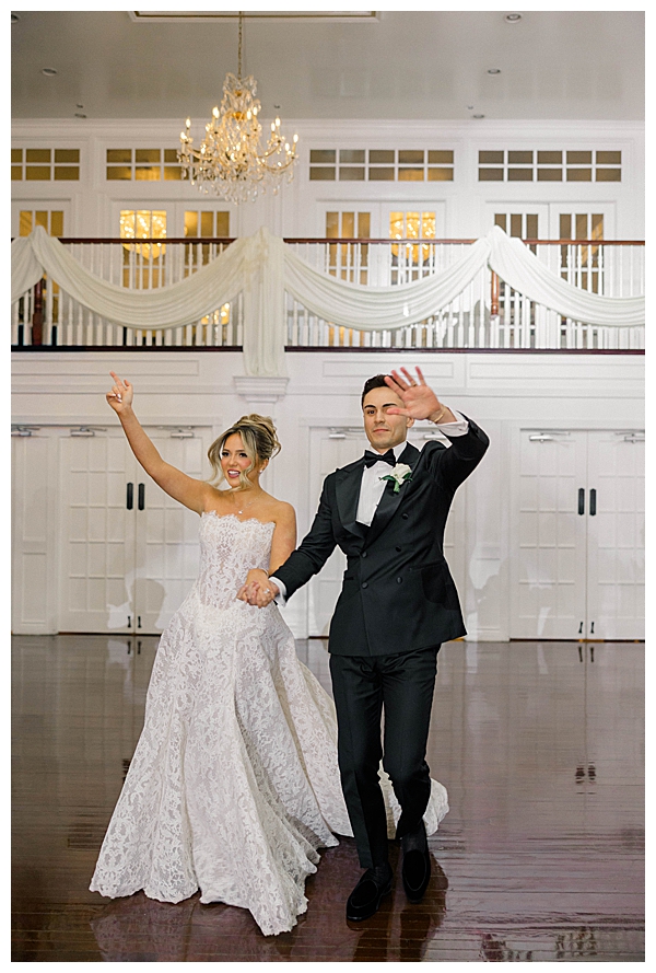 bride and groom introduction 