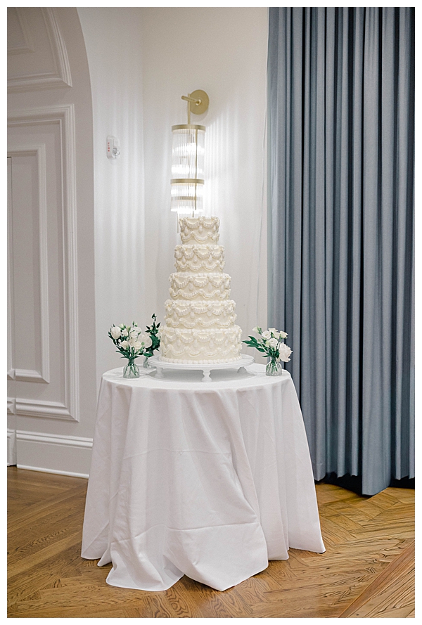 Detail shots from Hannah and Jake's black tie wedding reception