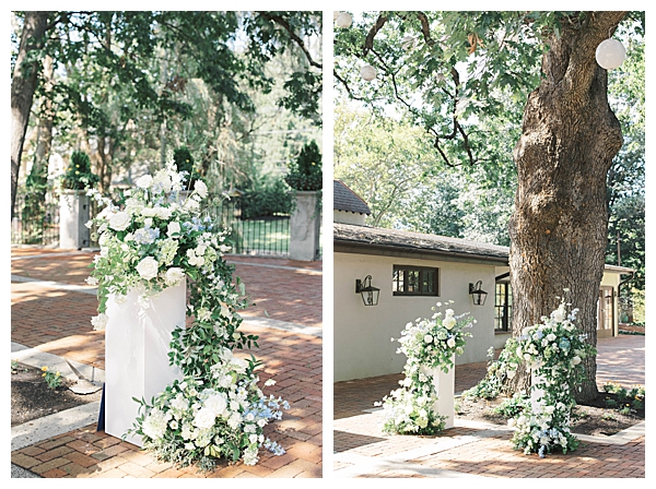 Hotel du Village wedding ceremony outdoor New Hope PA