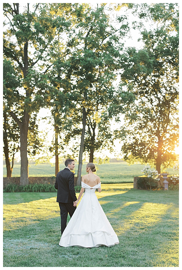 sunset wedding photos Hotel du Village New Hope PA