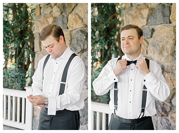 groom getting ready