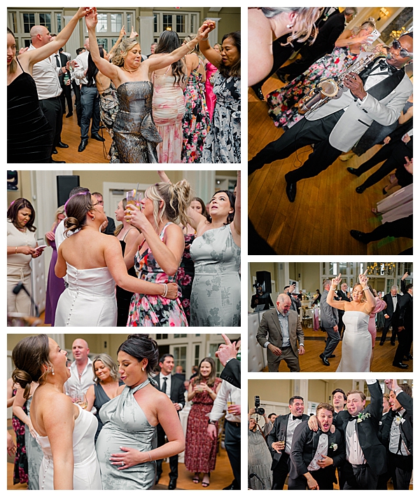 packed dance floor at the Ryland Inn