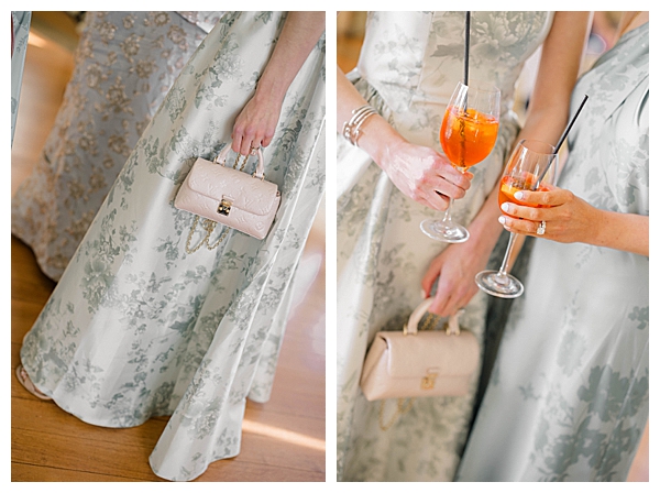 guests drinking aperol spritz