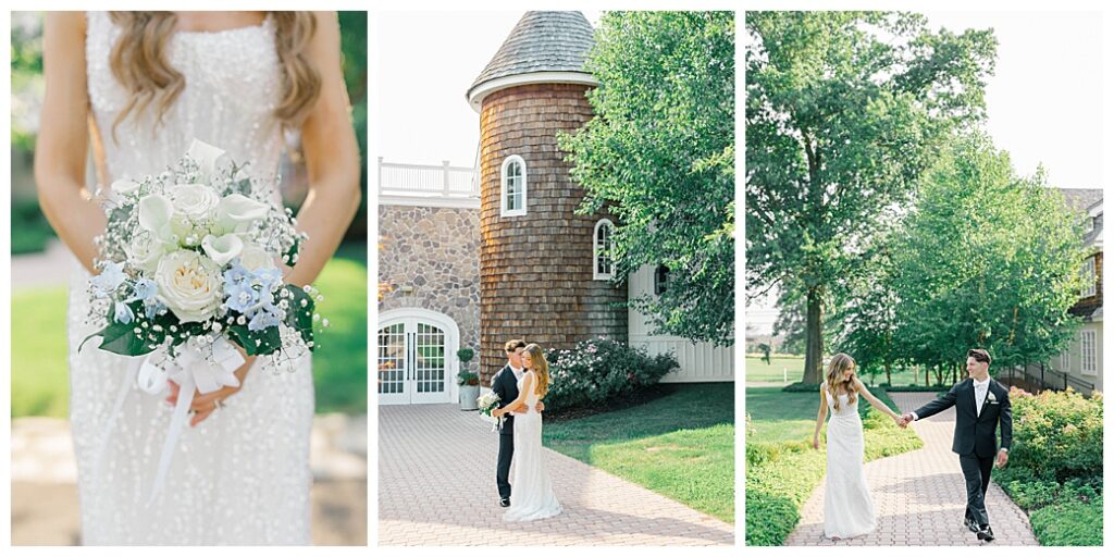 Ryland Inn wedding photographer estate golden hour portraits