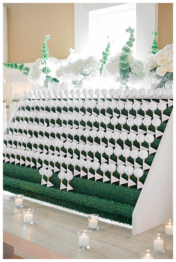 golf ball seating chart