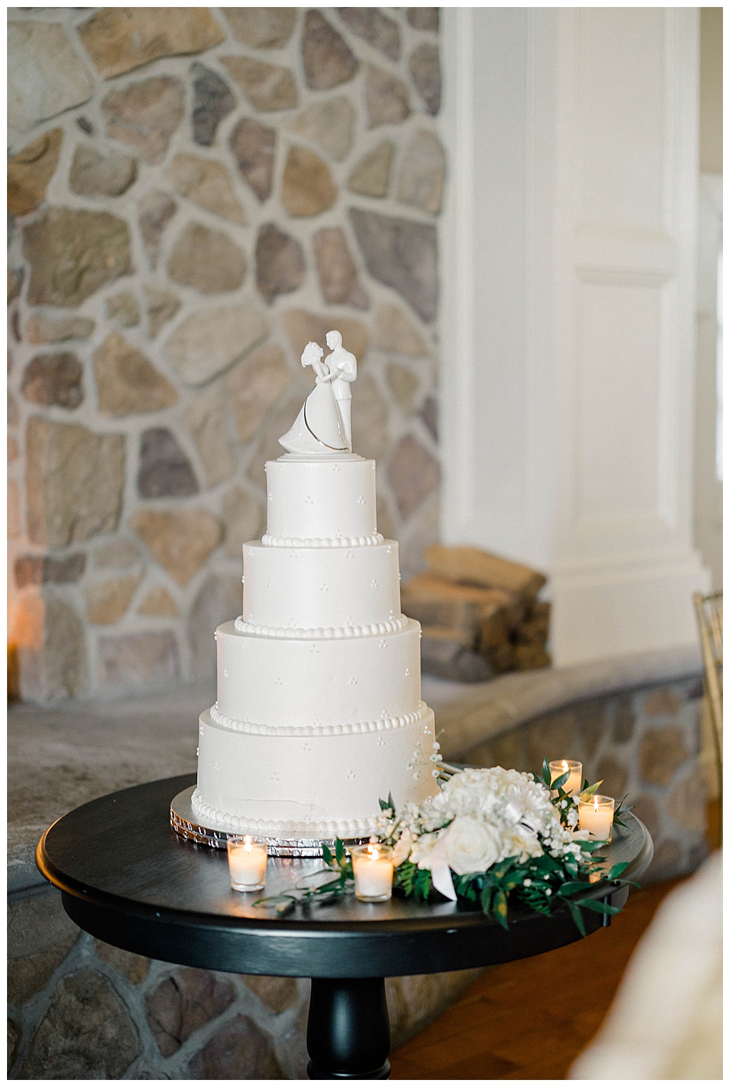La Bon Bake Shoppes wedding cake Ryland Inn NJ