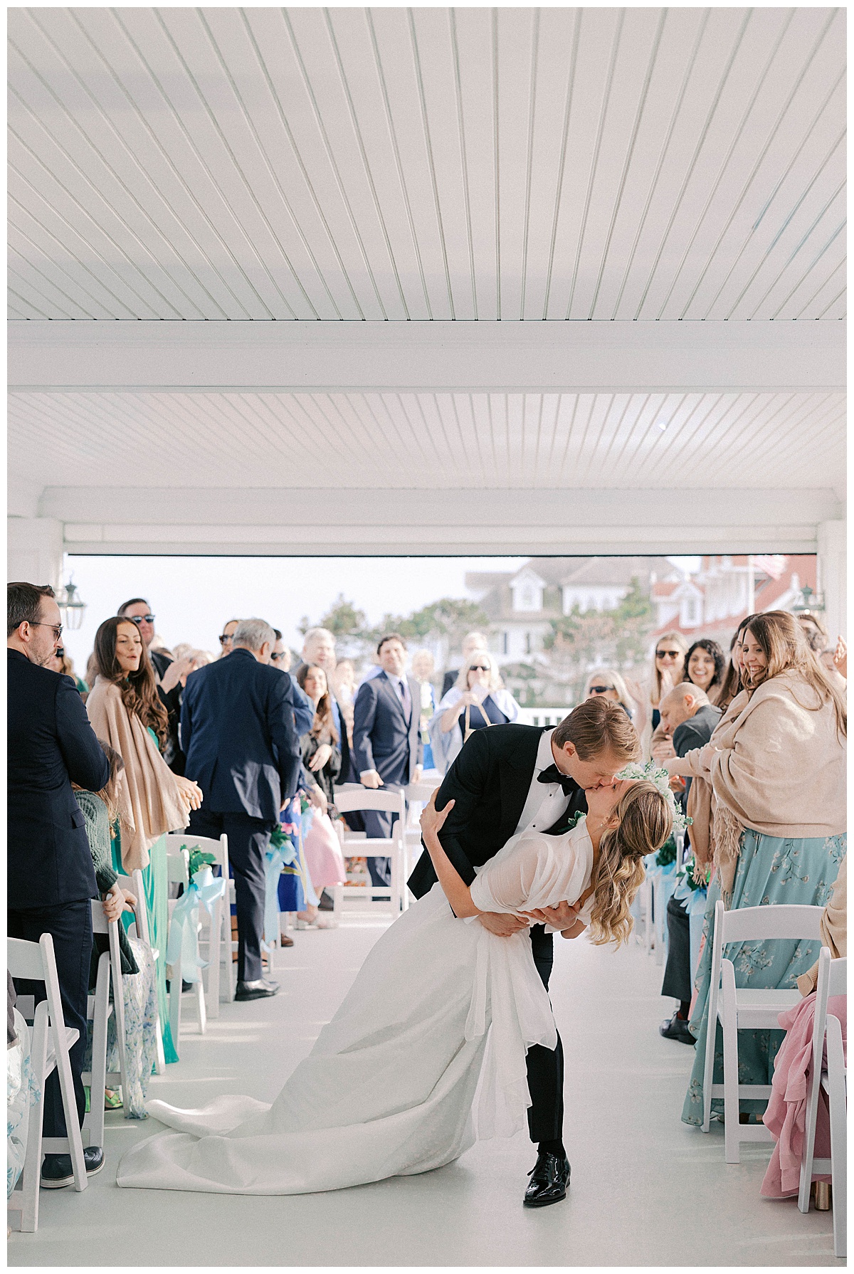 Maggie and Mark Spring Lake wedding ceremony