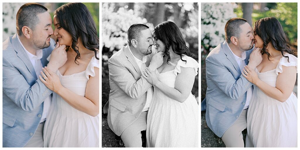 Monmouth County engagement photographer Molly Sue captures couple at golden hour
