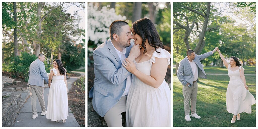 Molly Sue Photography Spring Lake engagement session with couple at the Shore