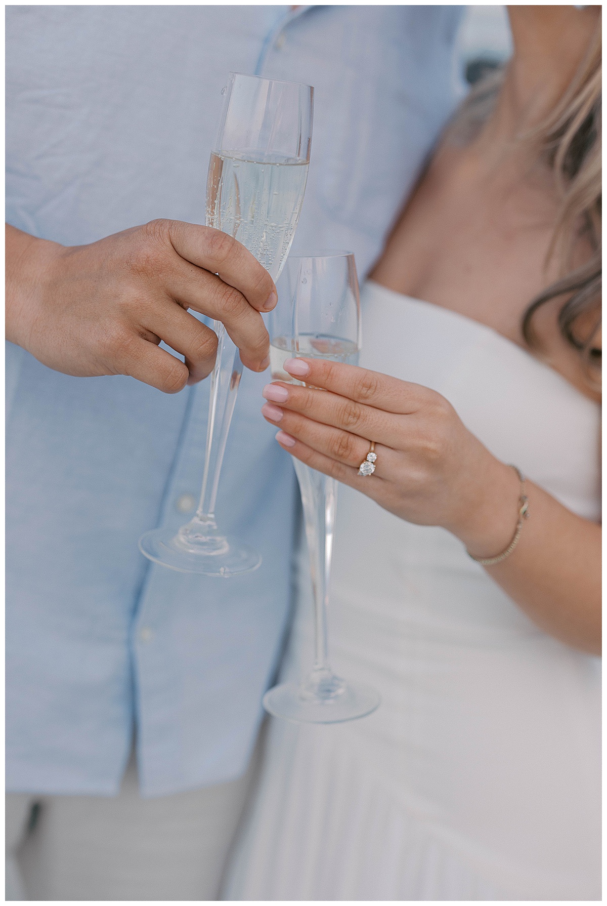 Summer beach engagement session at Sea Girt photographed by Molly Sue Photography