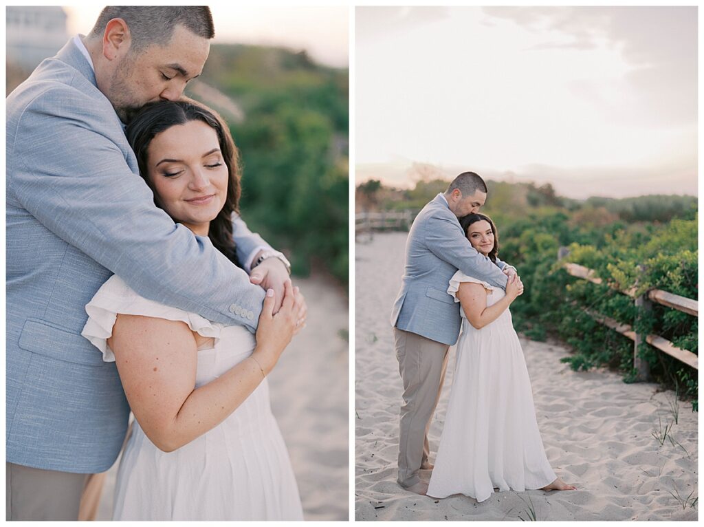 Spring Lake NJ photographer Molly Sue with engaged couple Natalie and Josh