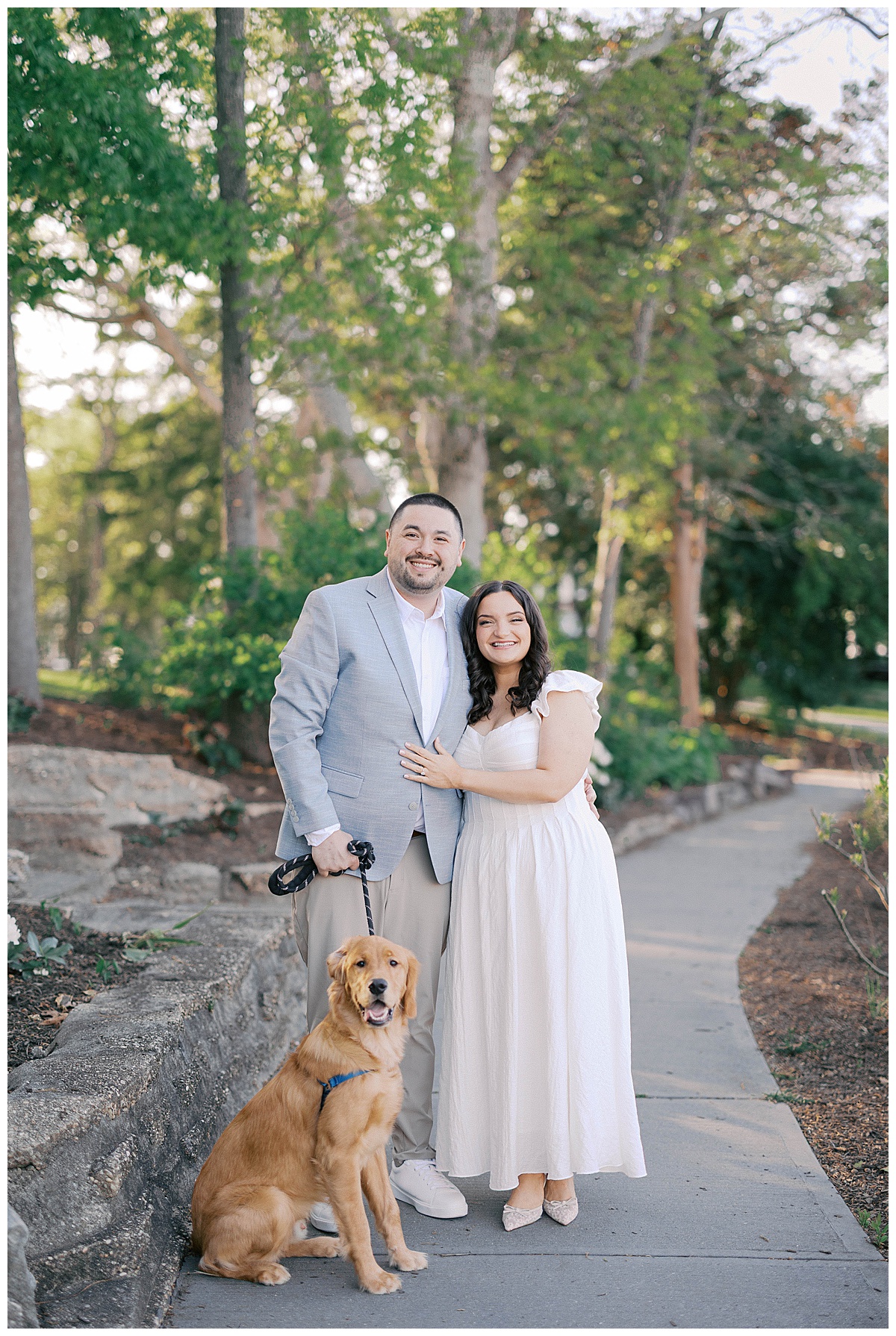 Spring Lake NJ photographer Molly Sue captures couple with their puppy Mac