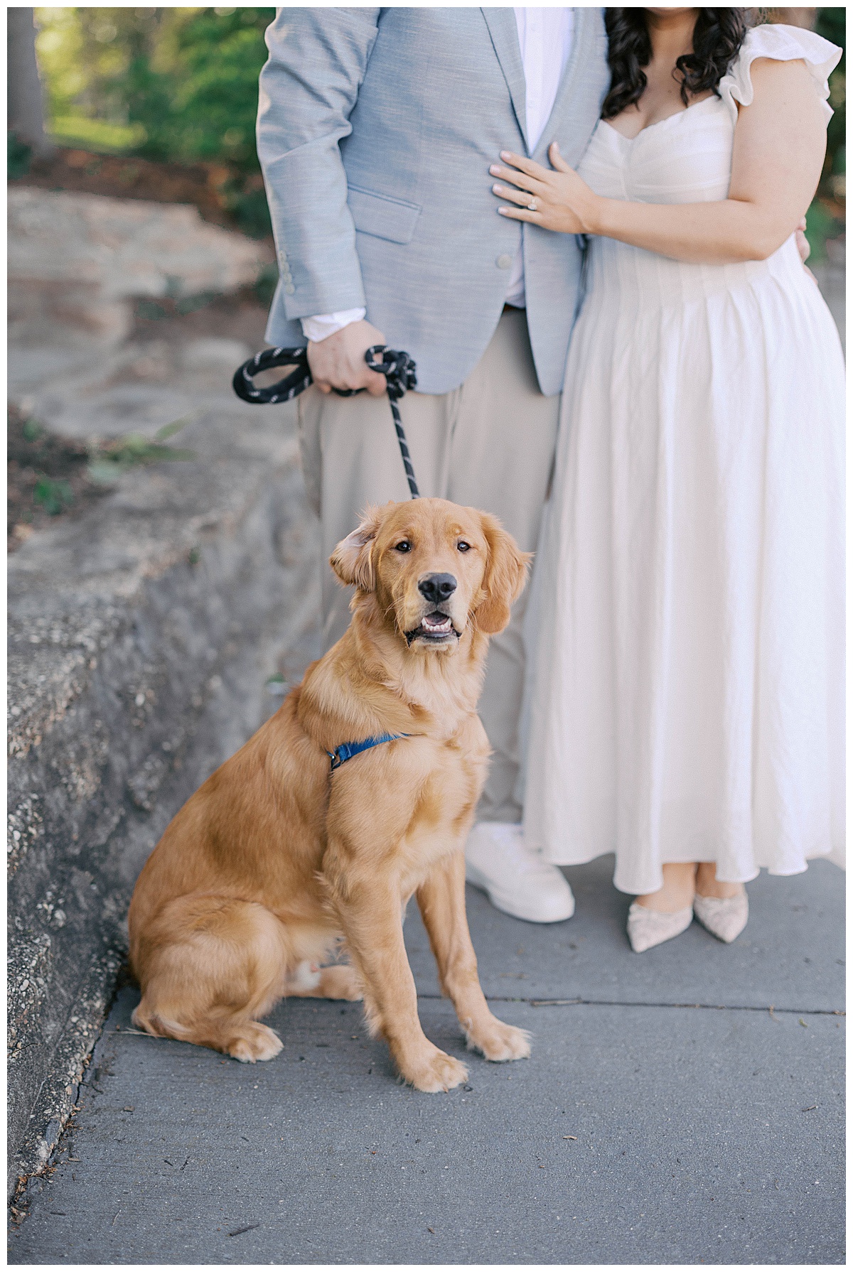 Sea Girt Beach NJ engagement session with couple walking along the shoreline