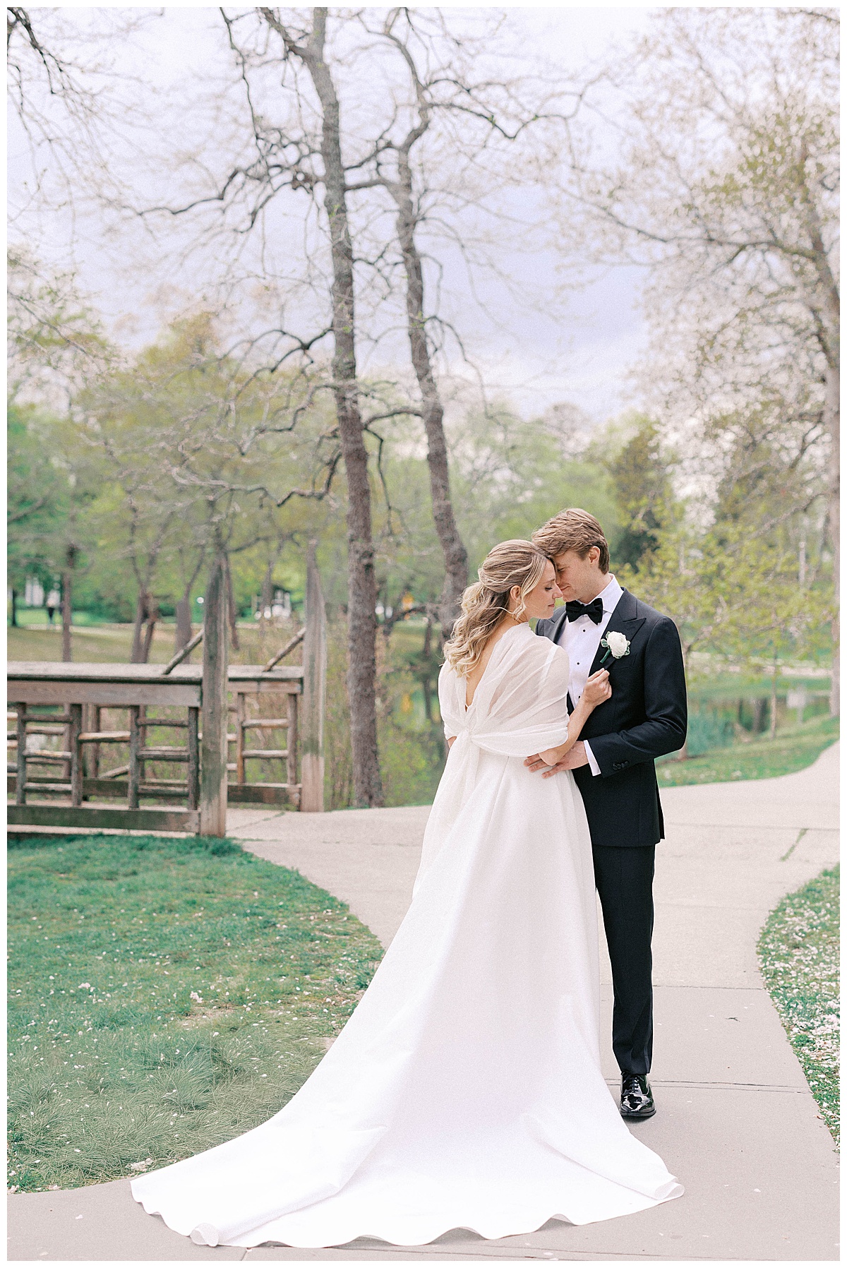 spring lake park bride + groom portraits