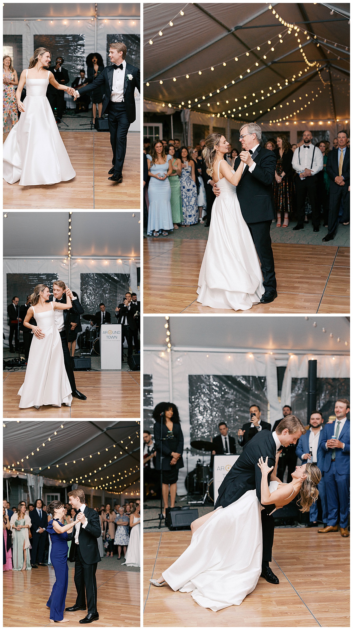Spring Lake wedding photographer captures reception dancing
